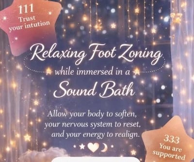 Foot Zones & Sound Bath 1PM